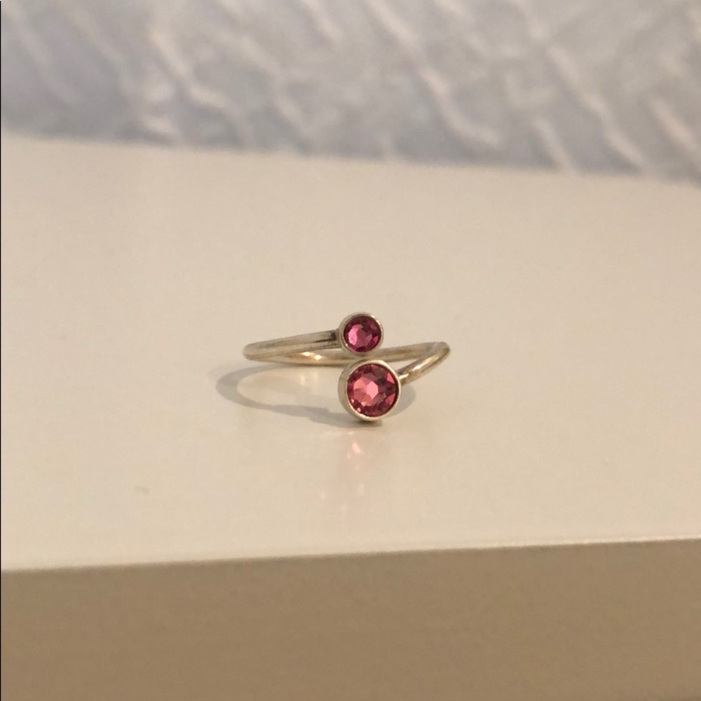 Alex and Ani Rose birthstone ring October